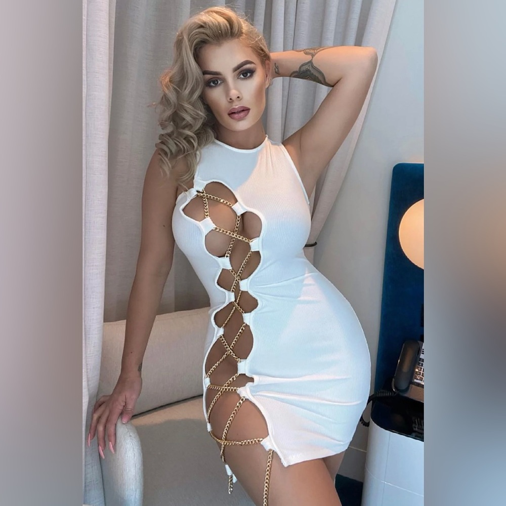 Fashion Nova Chain Dress